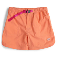 Topo Designs Women's River quick-dry swim Shorts in "Peach".