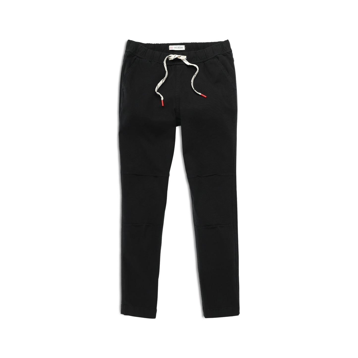 Front View of Topo Designs Dirt Pants Slim - Women's in "Black"