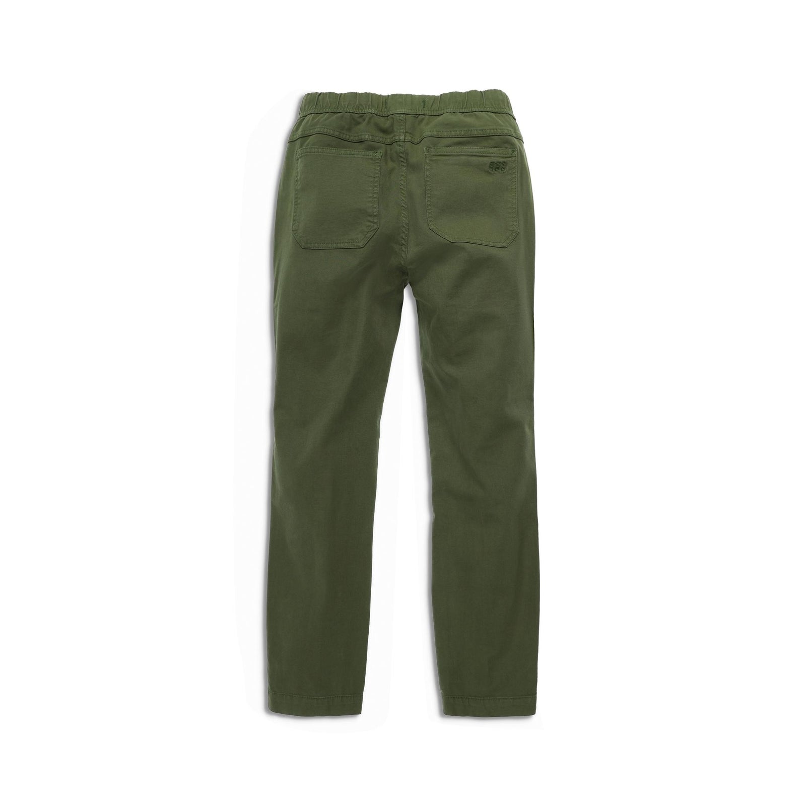 Back View of Topo Designs Dirt Pants Slim - Women's in "Olive"
