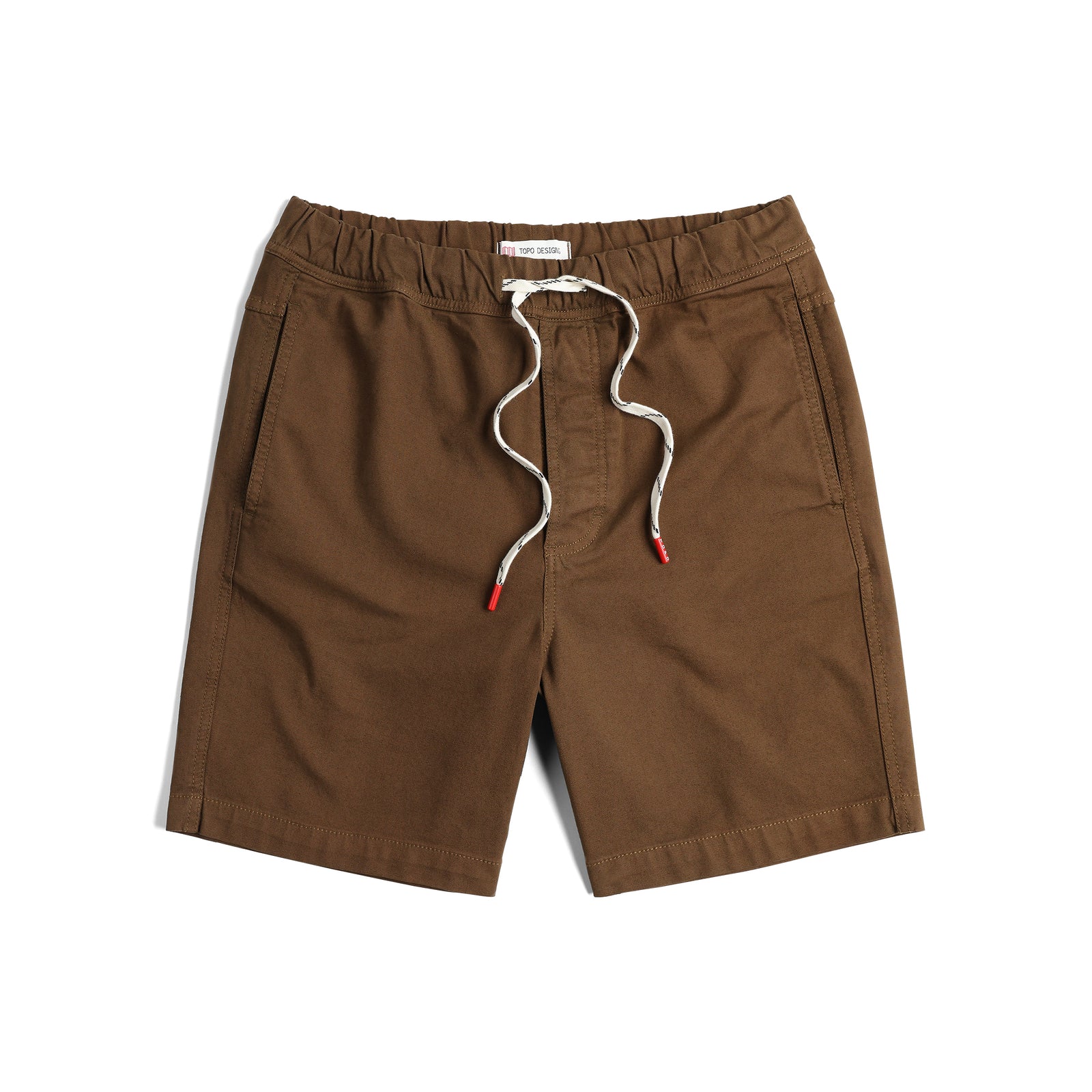 Front View of Topo Designs Dirt Shorts - Men's in "Desert Palm"