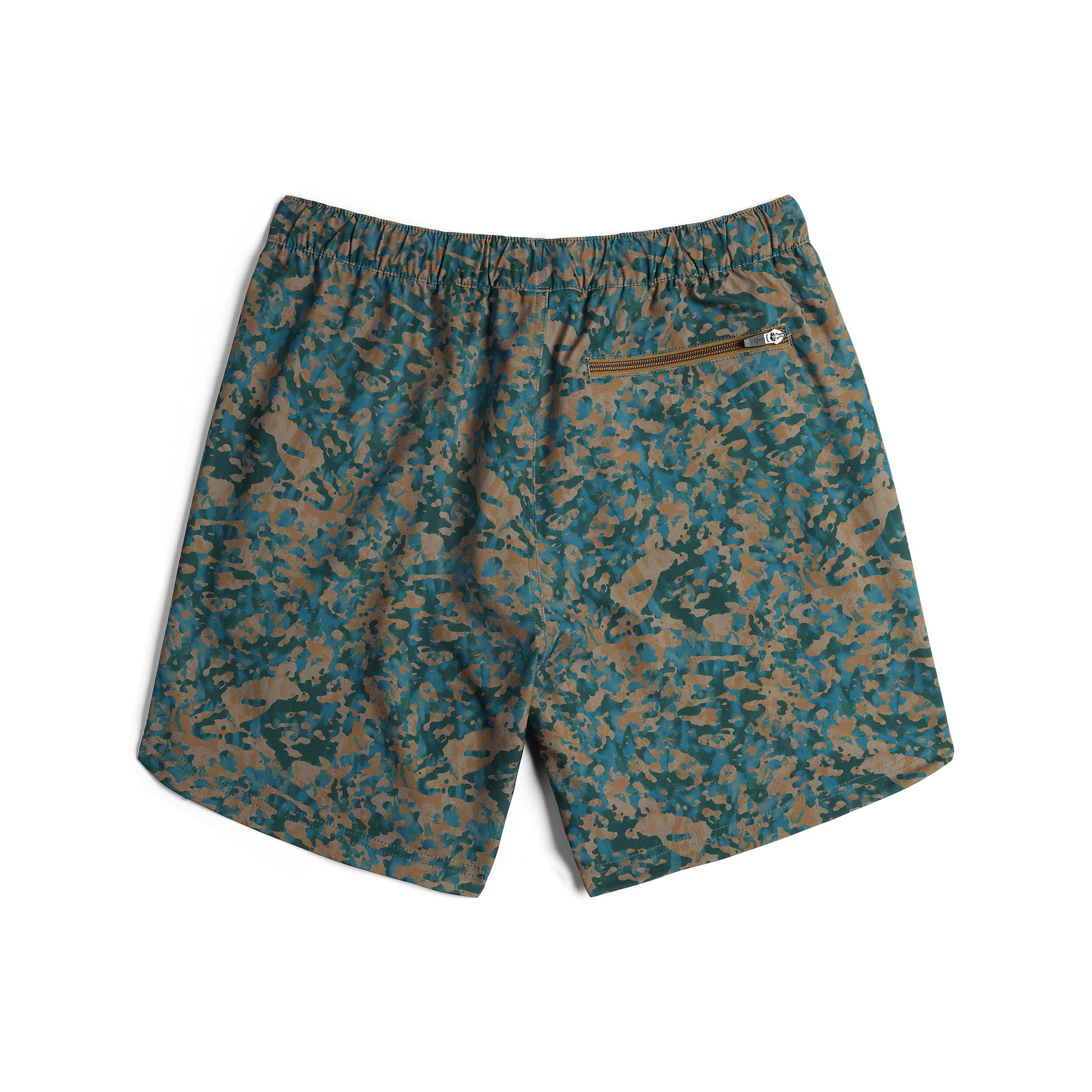 Back View of Topo Designs River Shorts - Men's in "Sahara Nebula"