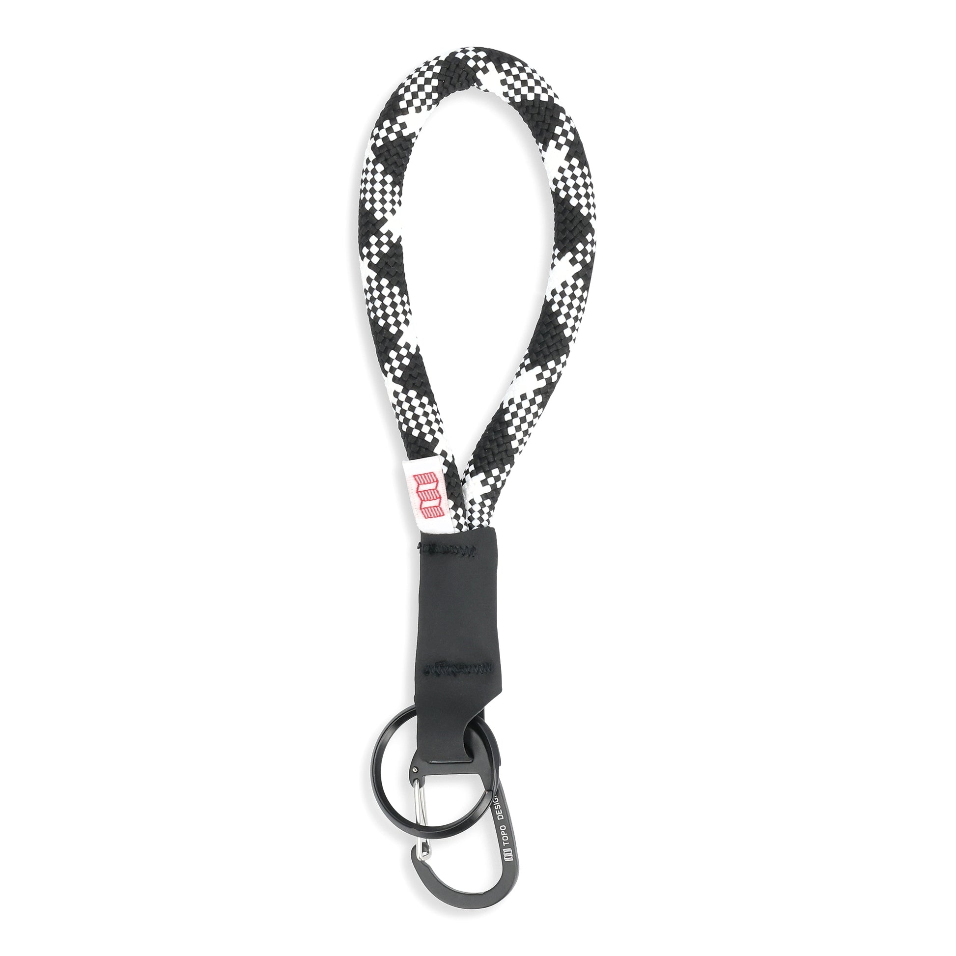 Topo Designs Crux Key Clip in "Black / White"