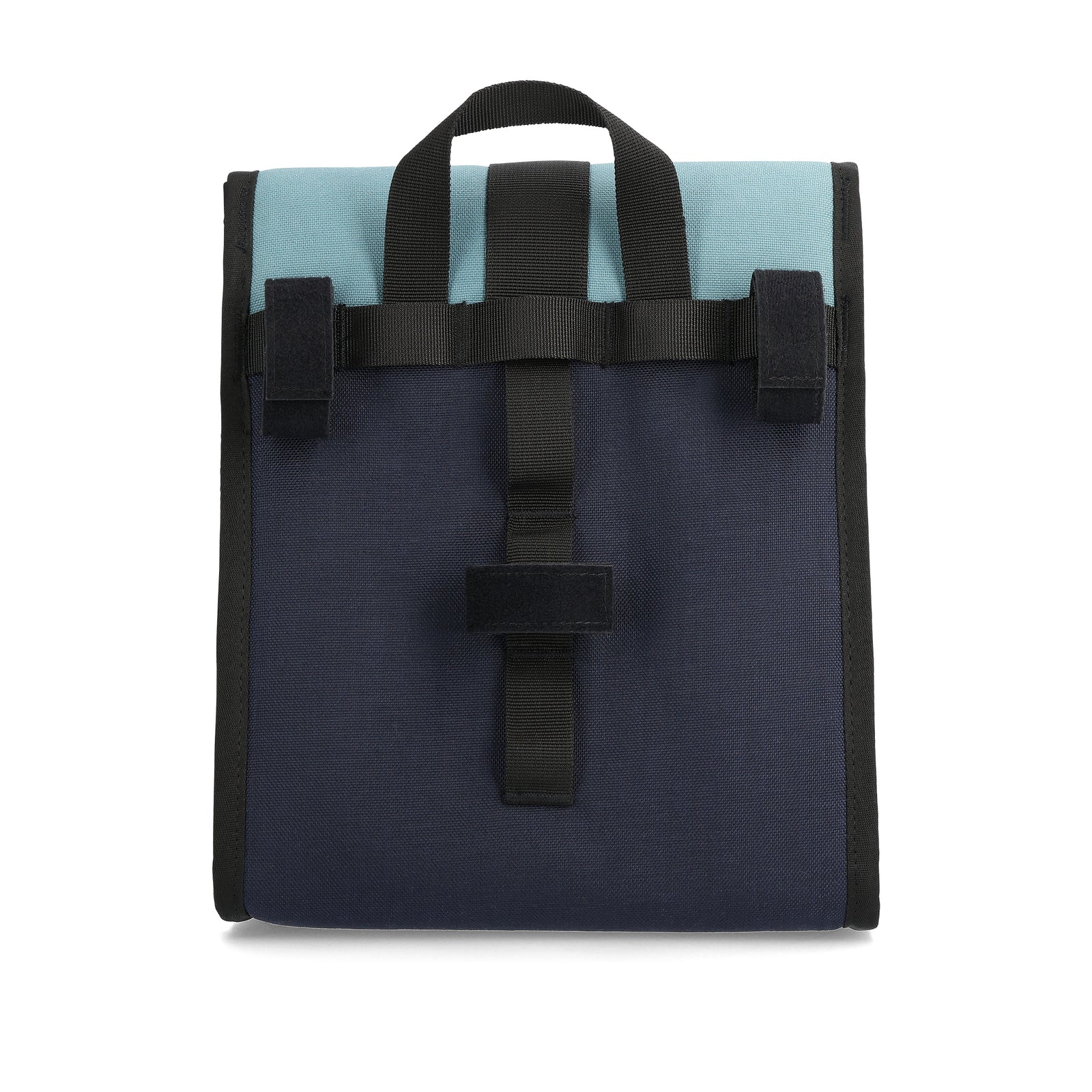 Back View of Topo Designs Cooler Bag  in "Sea Pine / Mustard"