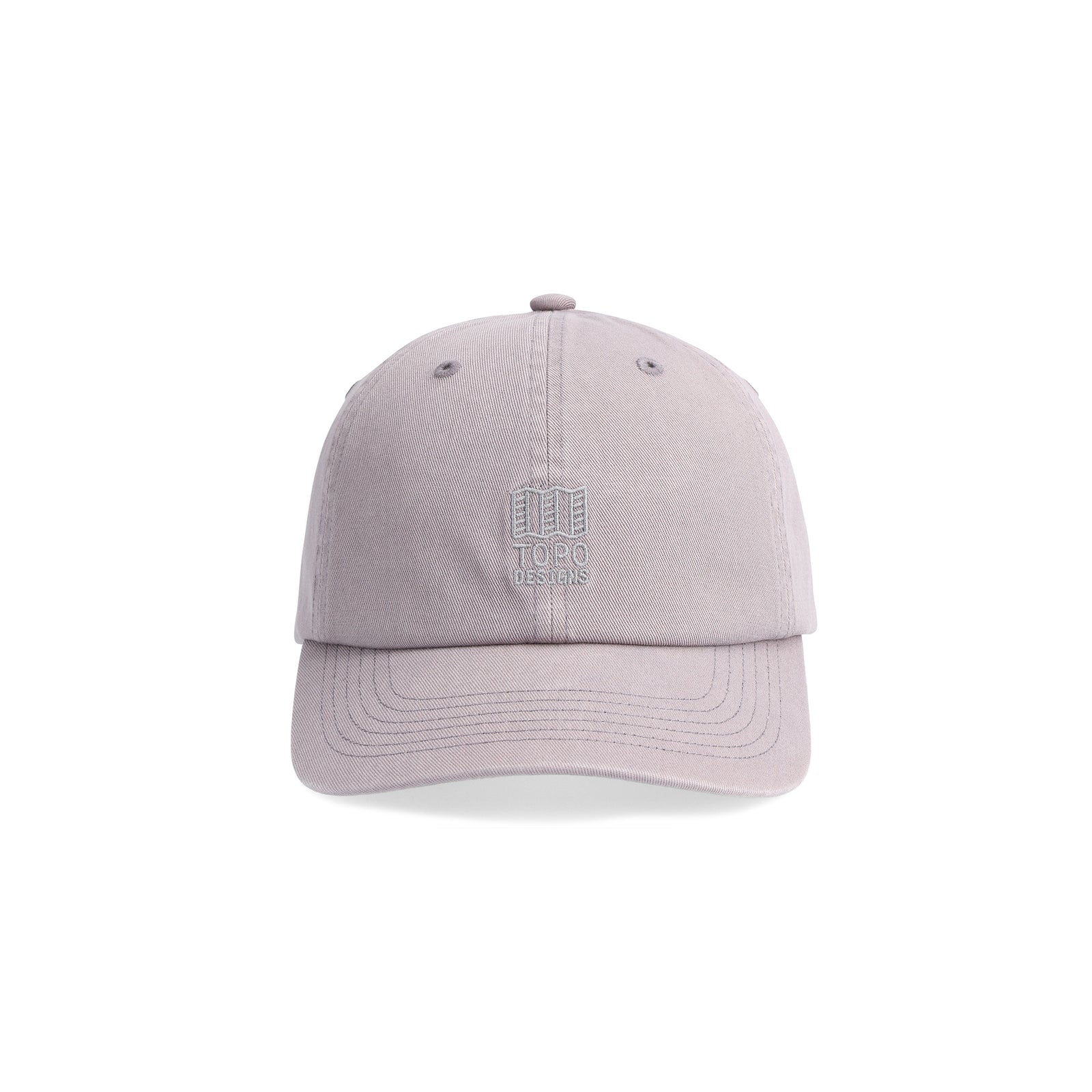 Front View of Topo Designs Dirt Ballcap in "Charcoal"