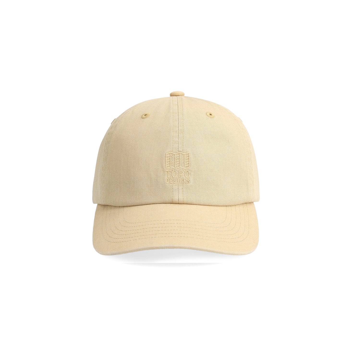 Front View of Topo Designs Dirt Ballcap in "Sahara"