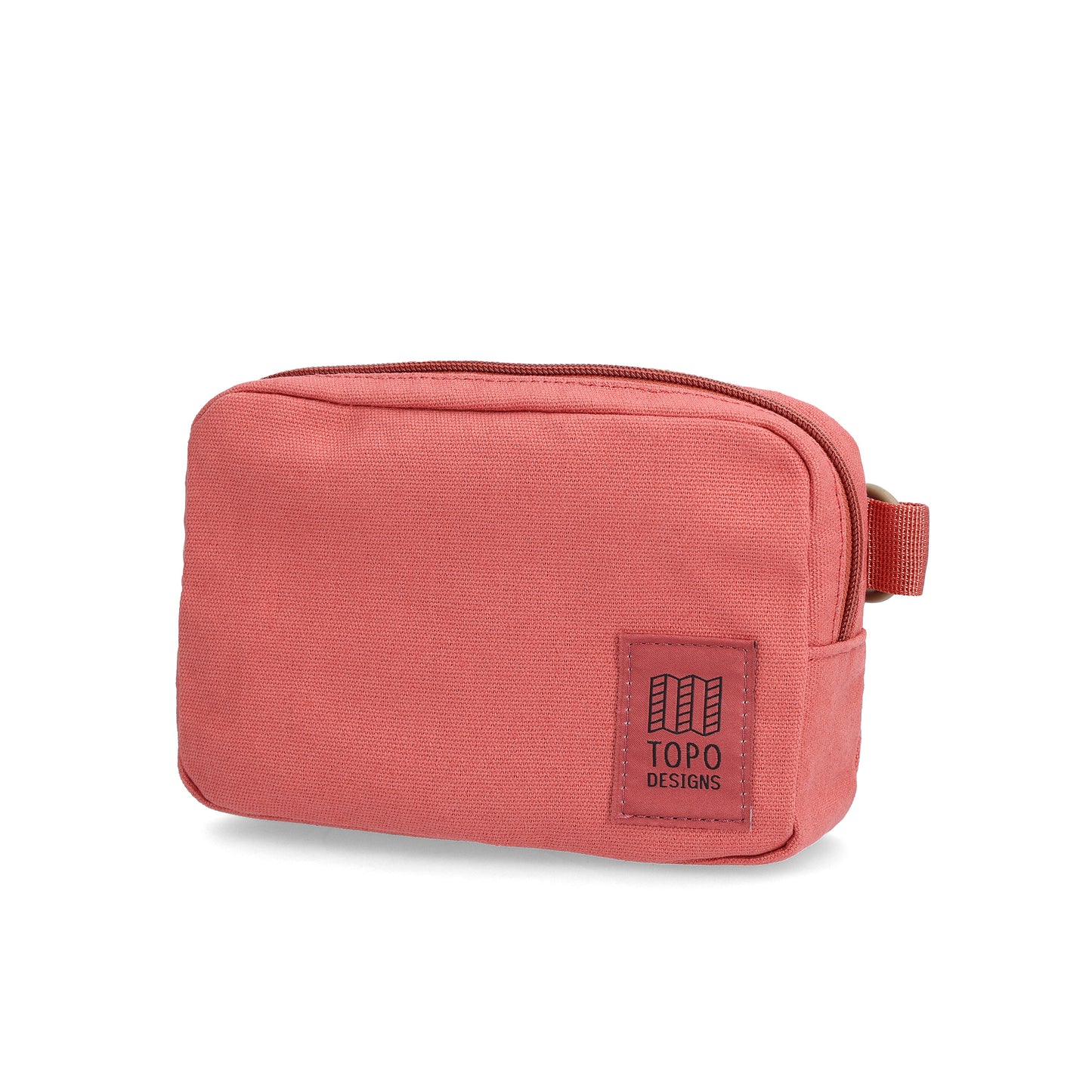 Front View of Topo Designs Dirt Belt Bag in "Marsala"