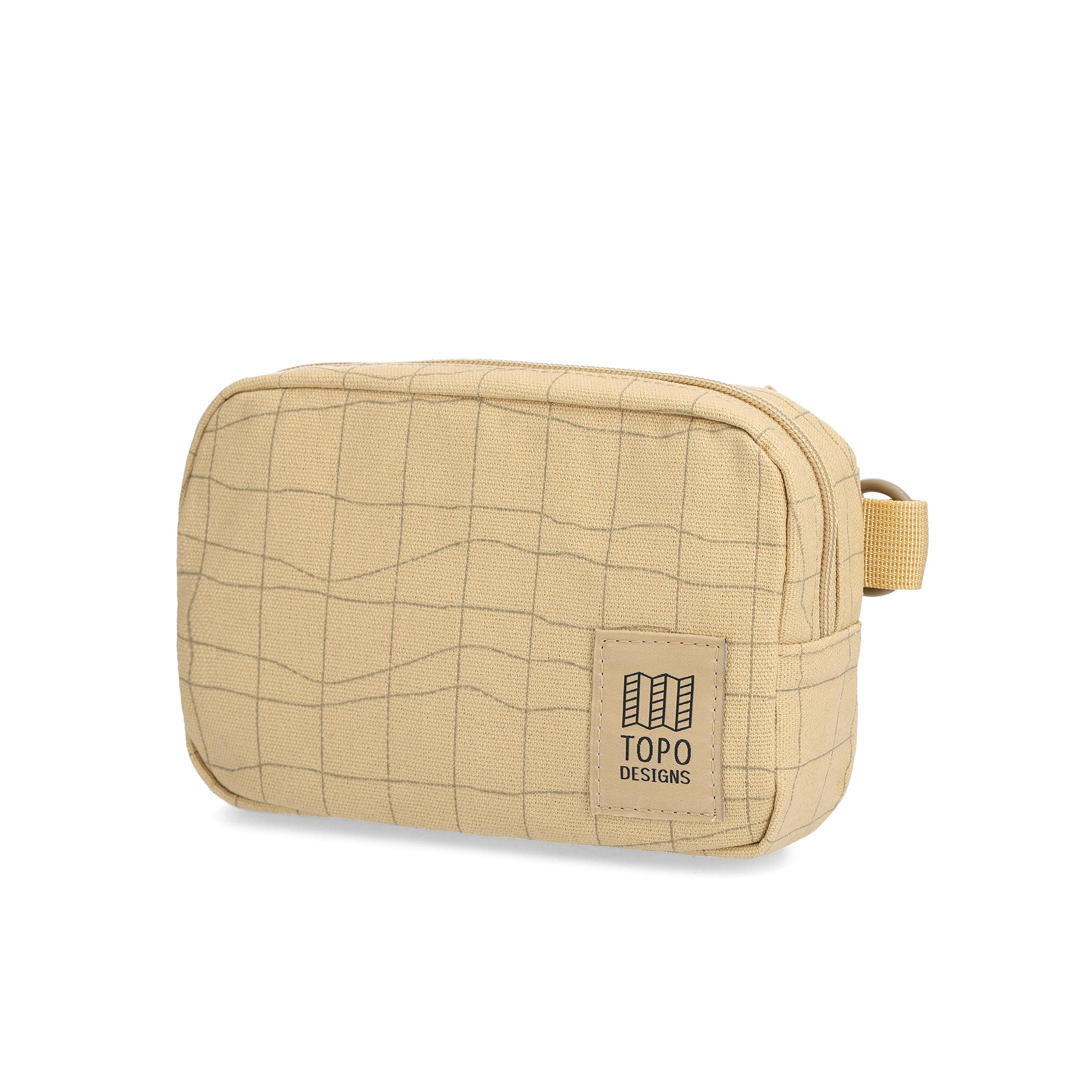 Front View of Topo Designs Dirt Belt Bag in "Sahara Terrain"