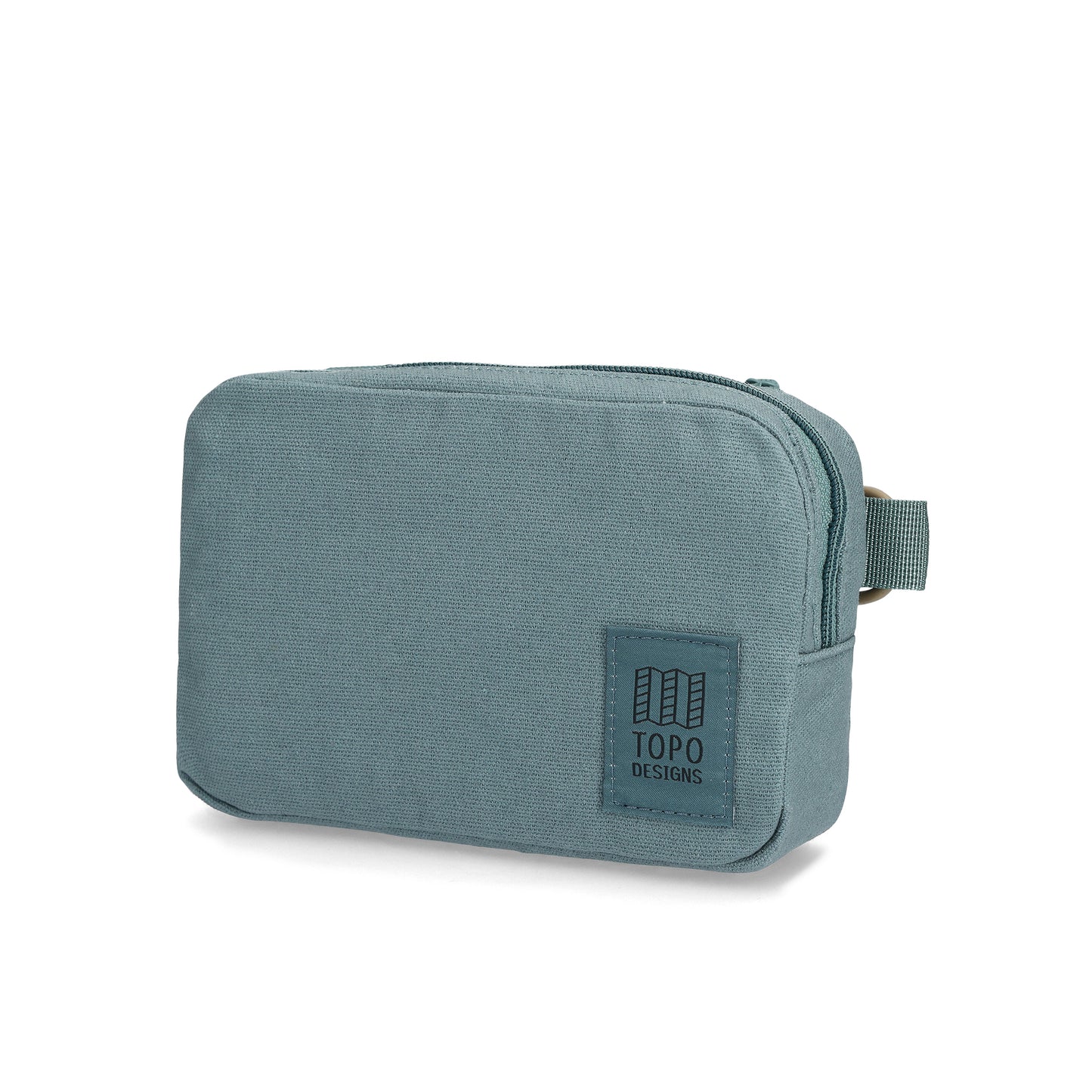 Front View of Topo Designs Dirt Belt Bag in "Sea Pine"