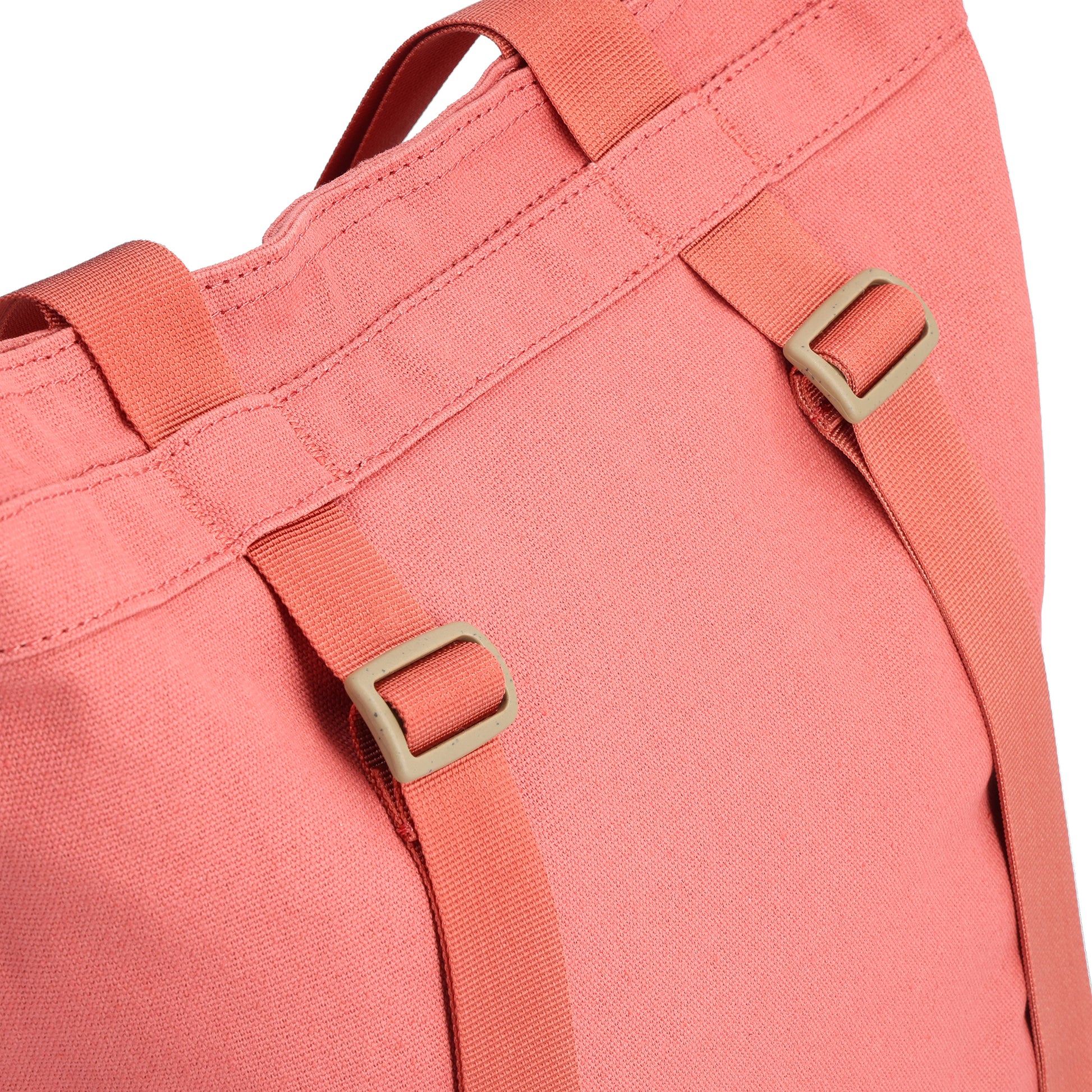 Detail shot of Topo Designs Dirt Tote in "Marsala"