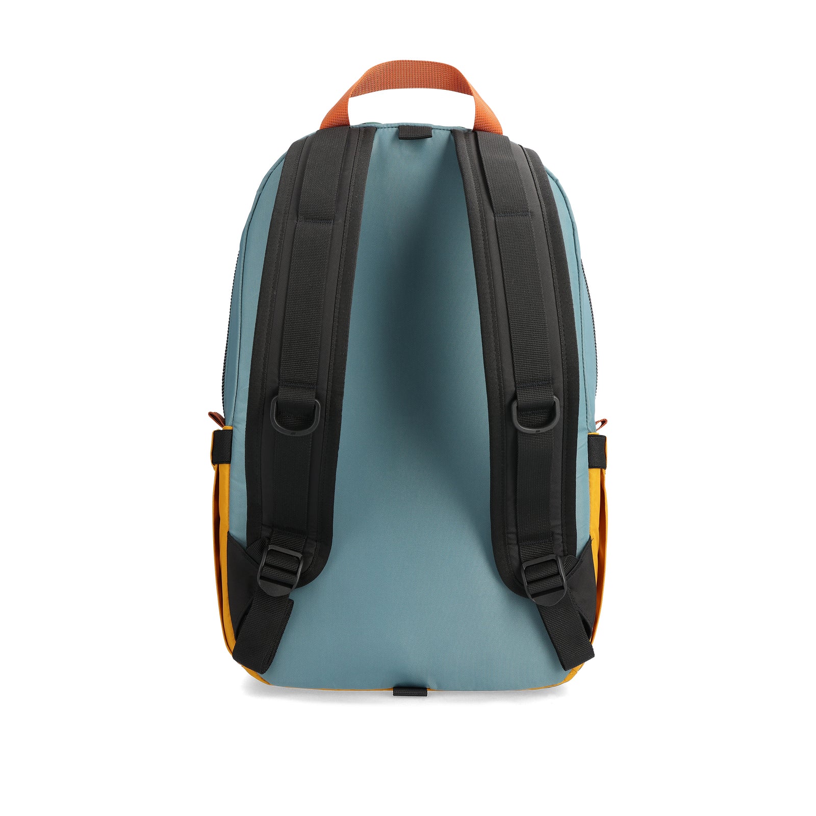 Back View of Topo Designs Light Pack in "Navy / Mustard"