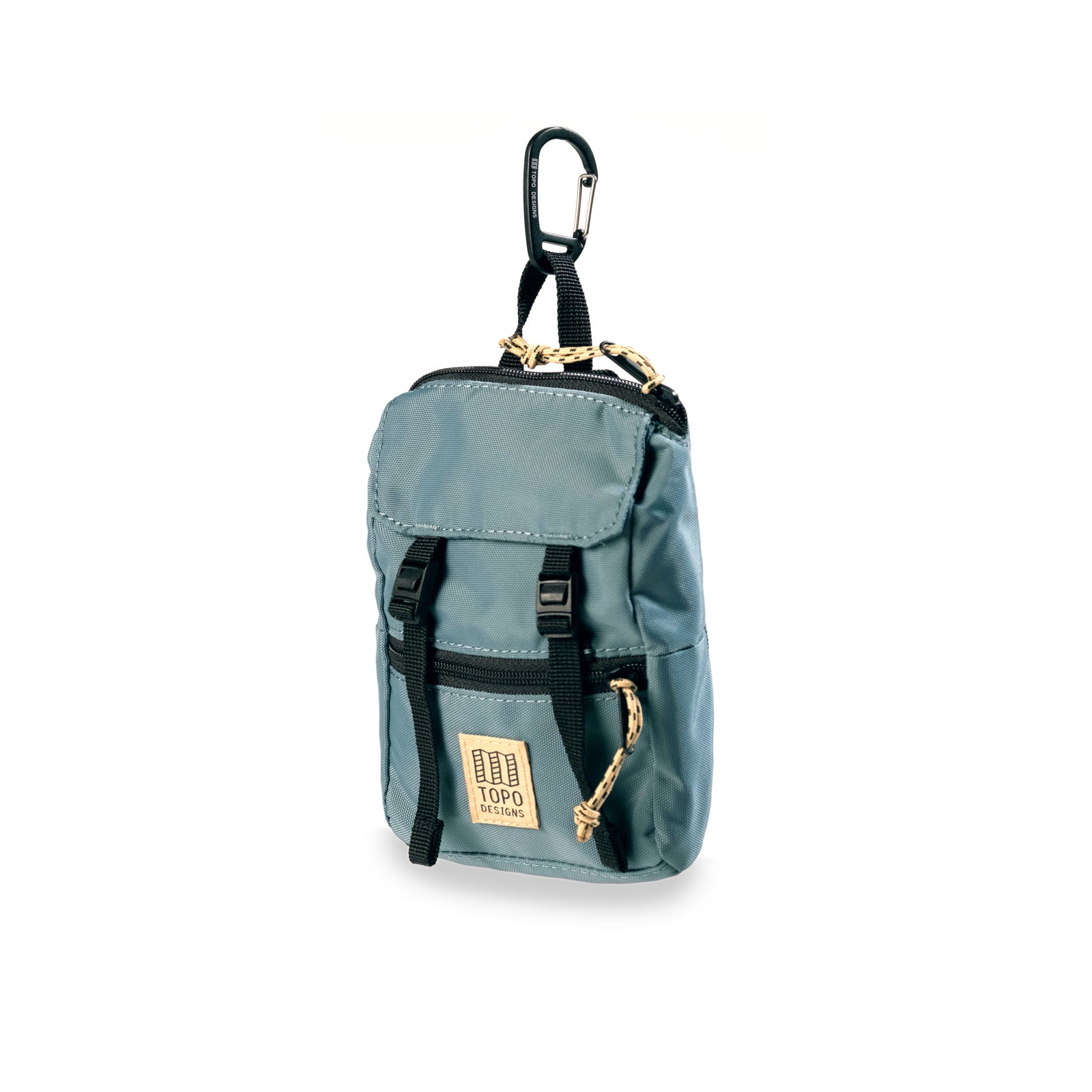 Front View of Topo Designs Rover Pack Micro in "Sea Pine"