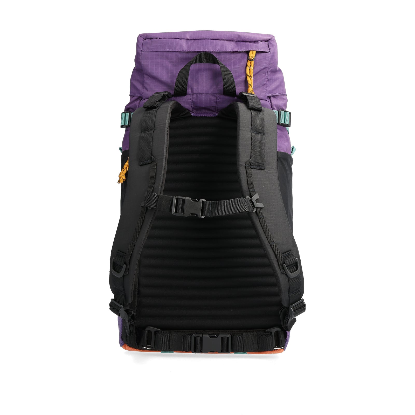 Back View of Topo Designs Mountain Pack 16L 2.0 in "Loganberry / Bone White"