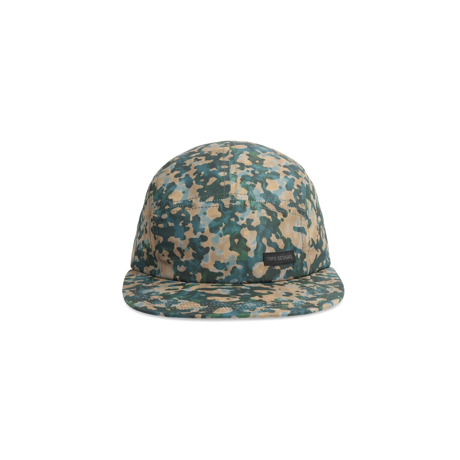 Front View of Topo Designs Nylon Camp Hat in "Sahara Nebula"