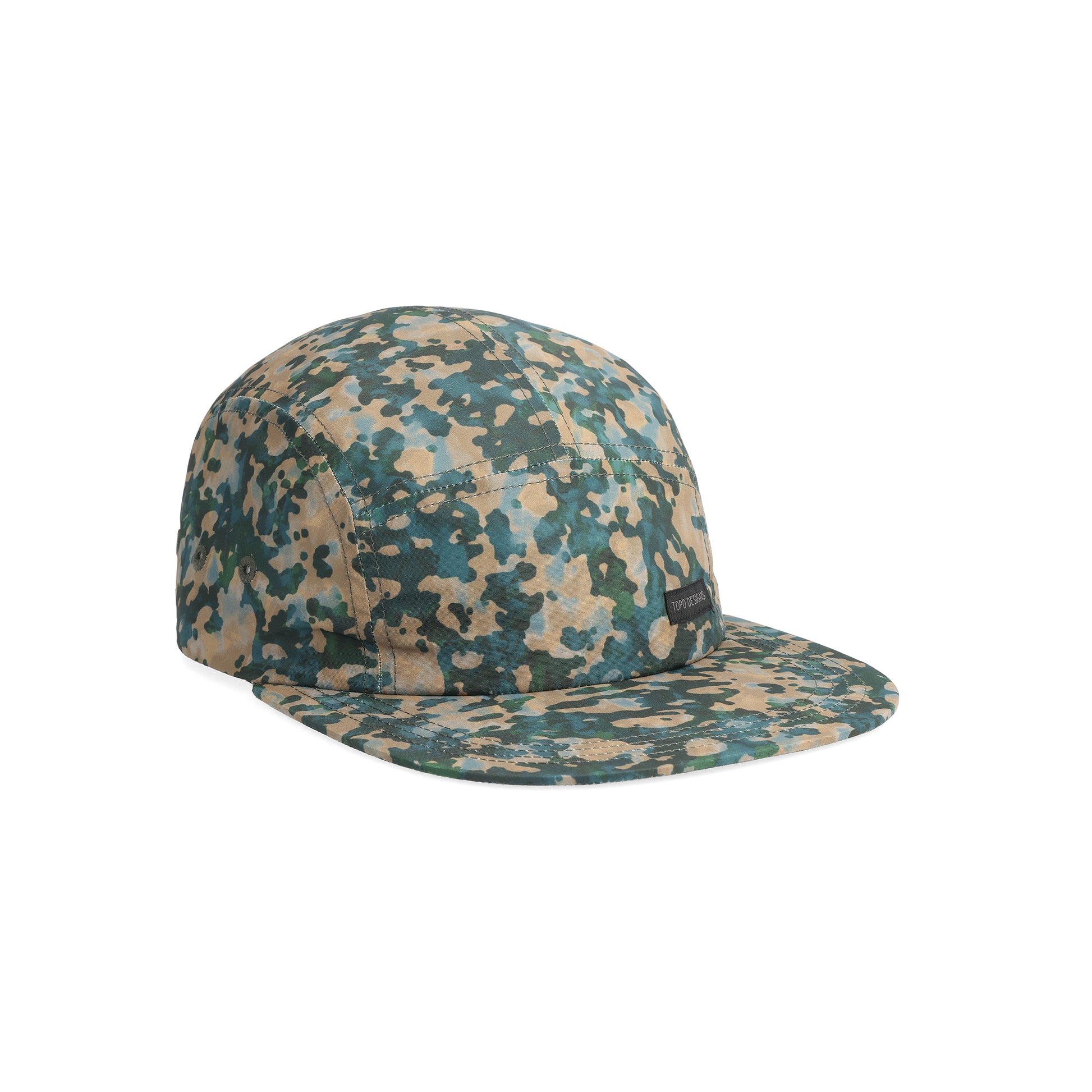 Front View of Topo Designs Nylon Camp Hat in "Sahara Nebula"