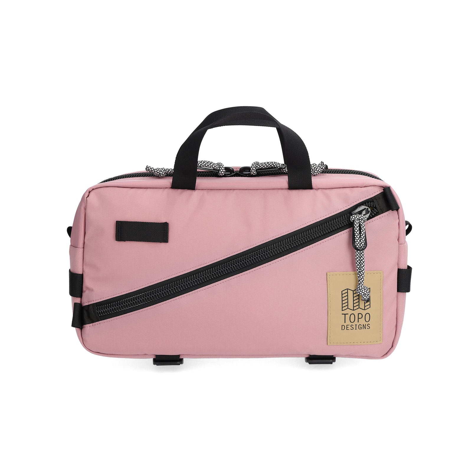 Front View of Topo Designs Quick Pack  in "Rose"