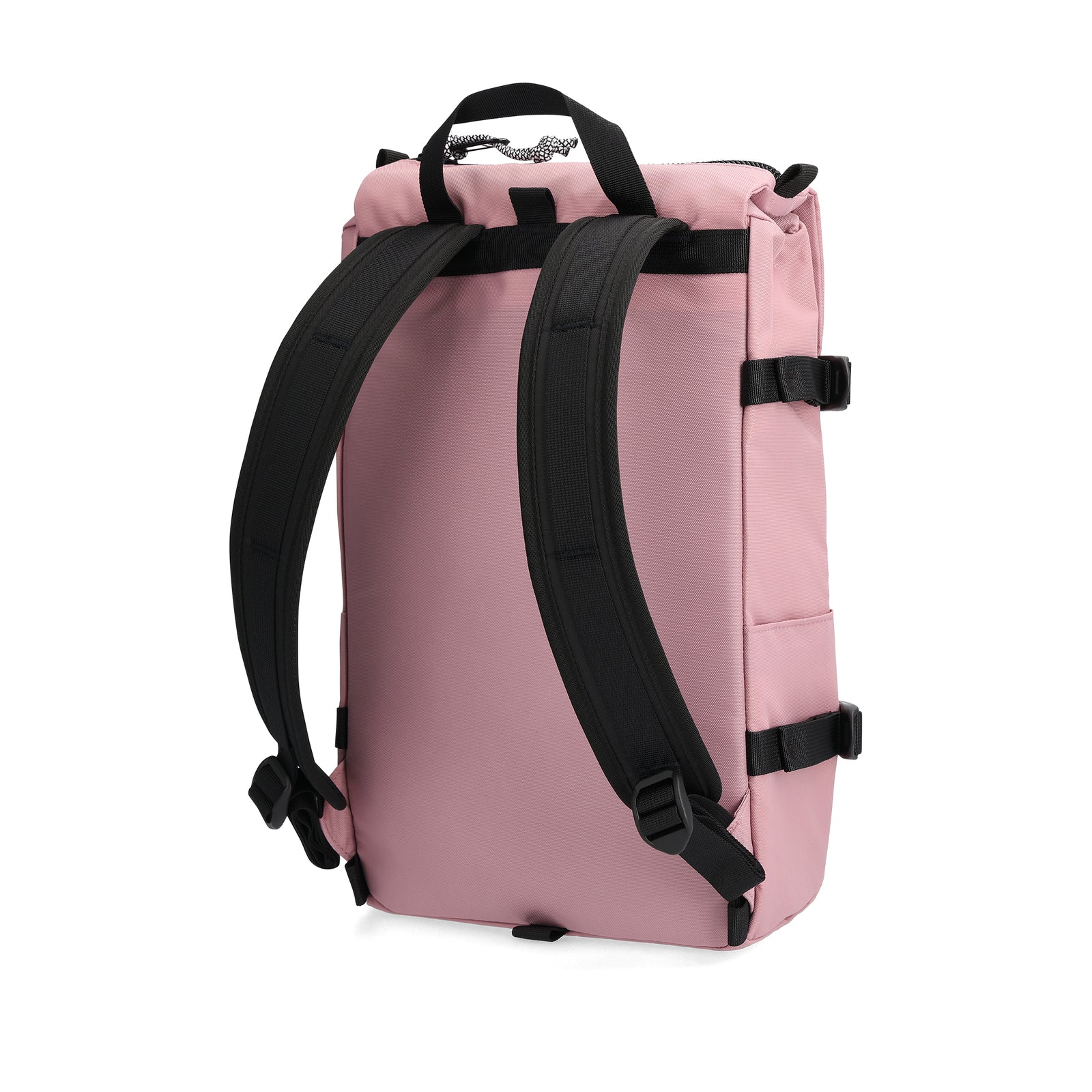 Back View of Topo Designs Rover Pack Classic in "Rose"