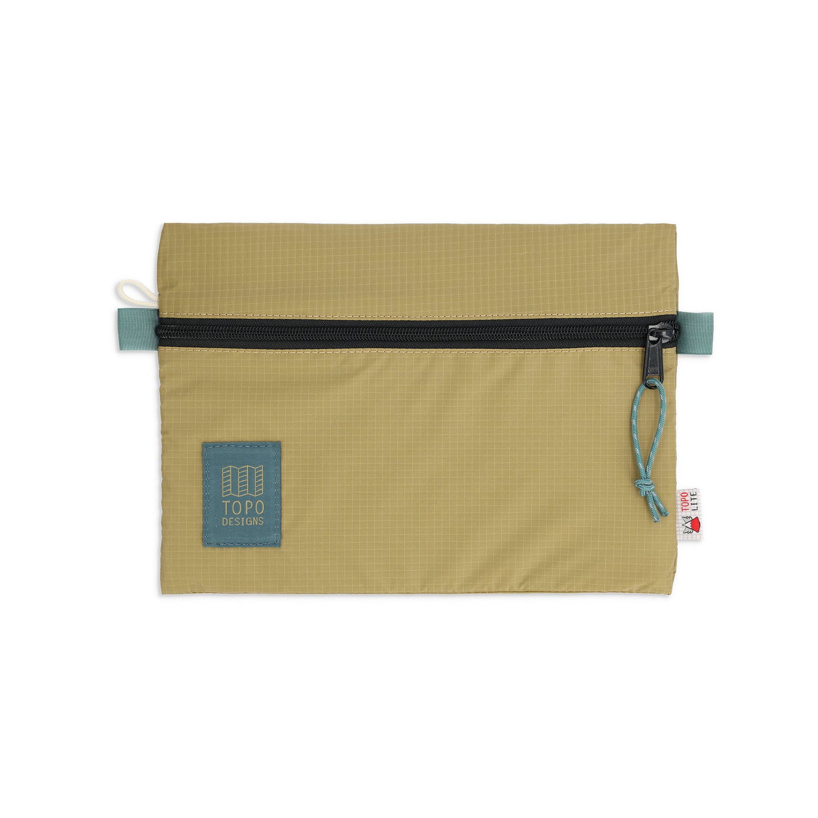 Front View of Topo Designs Topolite™ Accessory Bag in "Moss"