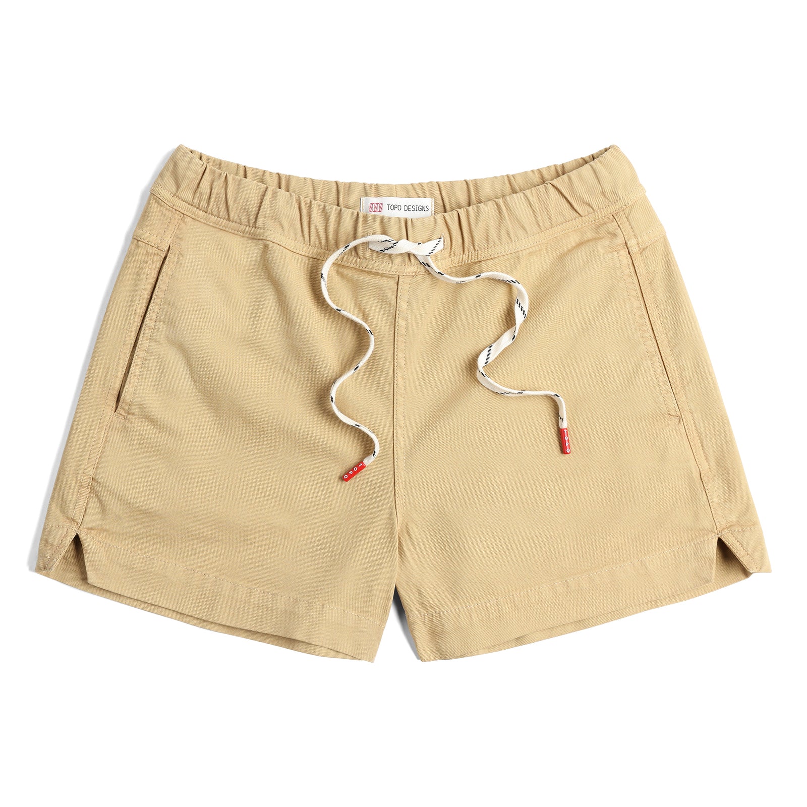 Front View of Topo Designs Dirt Shorts - Women's in "Sahara"