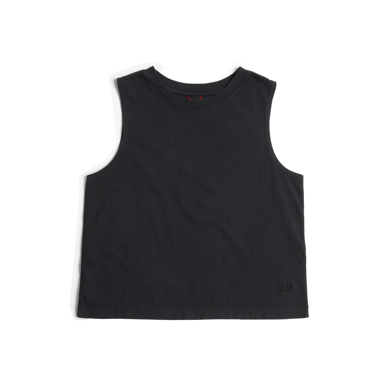 Front View of Topo Designs Dirt Tank - Women's in "Black"