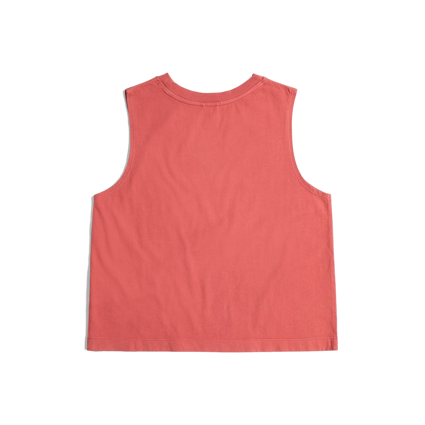 Back View of Topo Designs Dirt Tank - Women's in "Marsala"