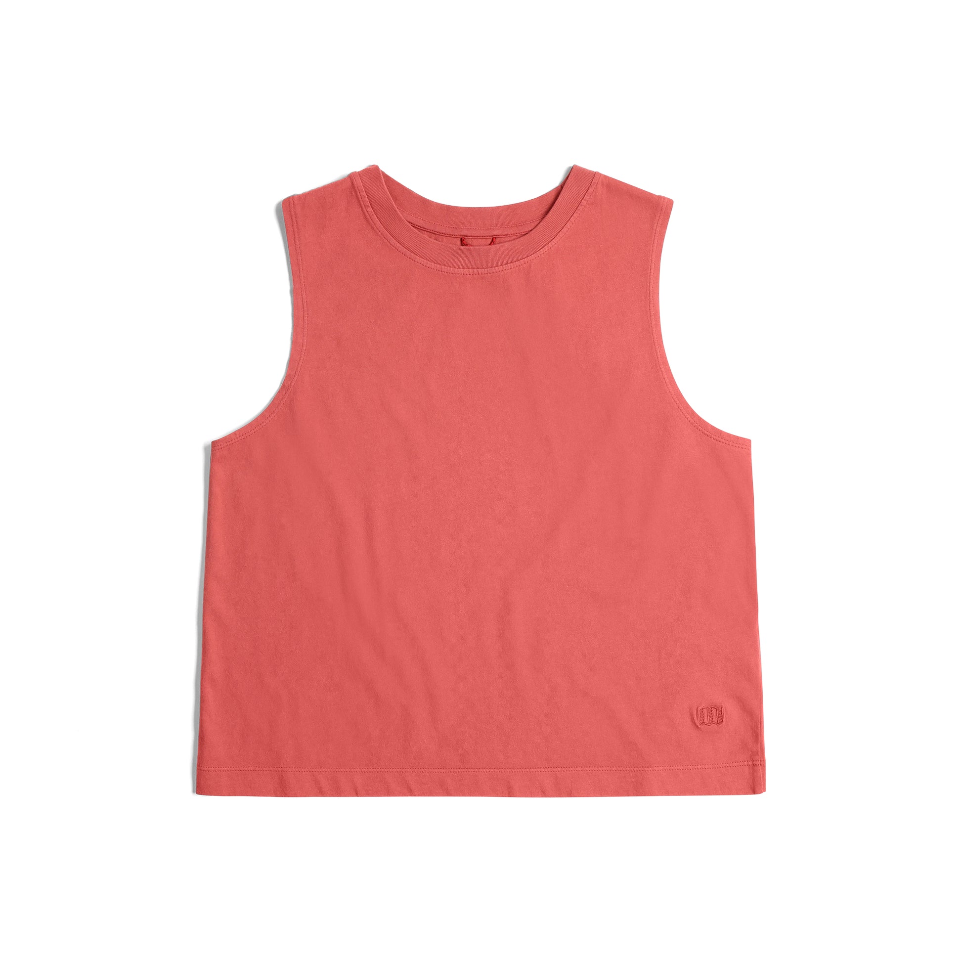 Front View of Topo Designs Dirt Tank - Women's in "Marsala"