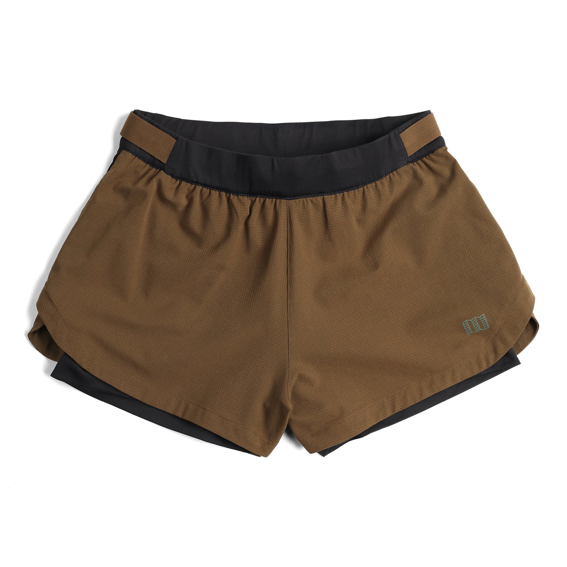 Front View of Topo Designs Global Trek Shorts - Women's in "Desert Palm"