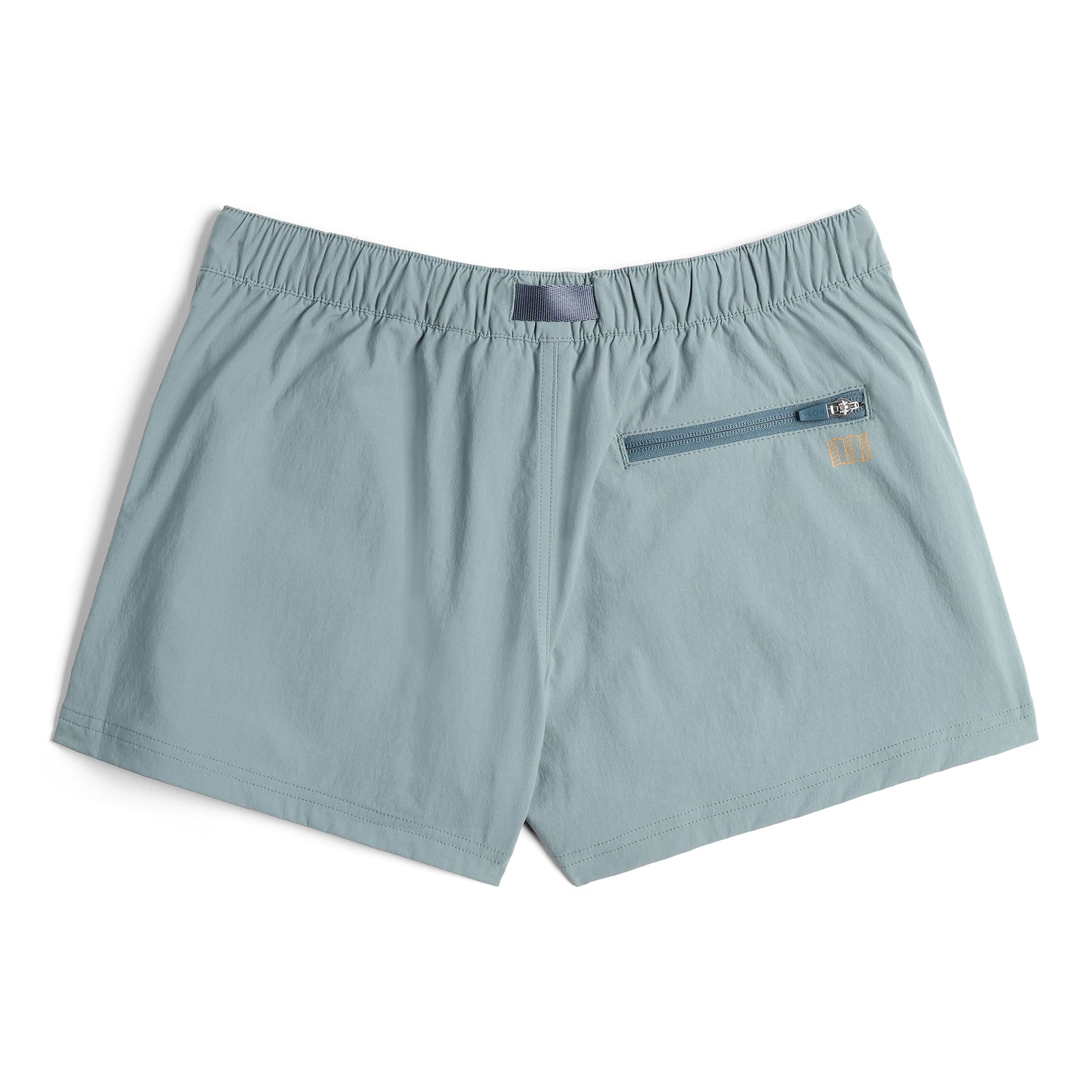 Back View of Topo Designs Retro River Shorts - Women's in "Slate / Slate Meteor"