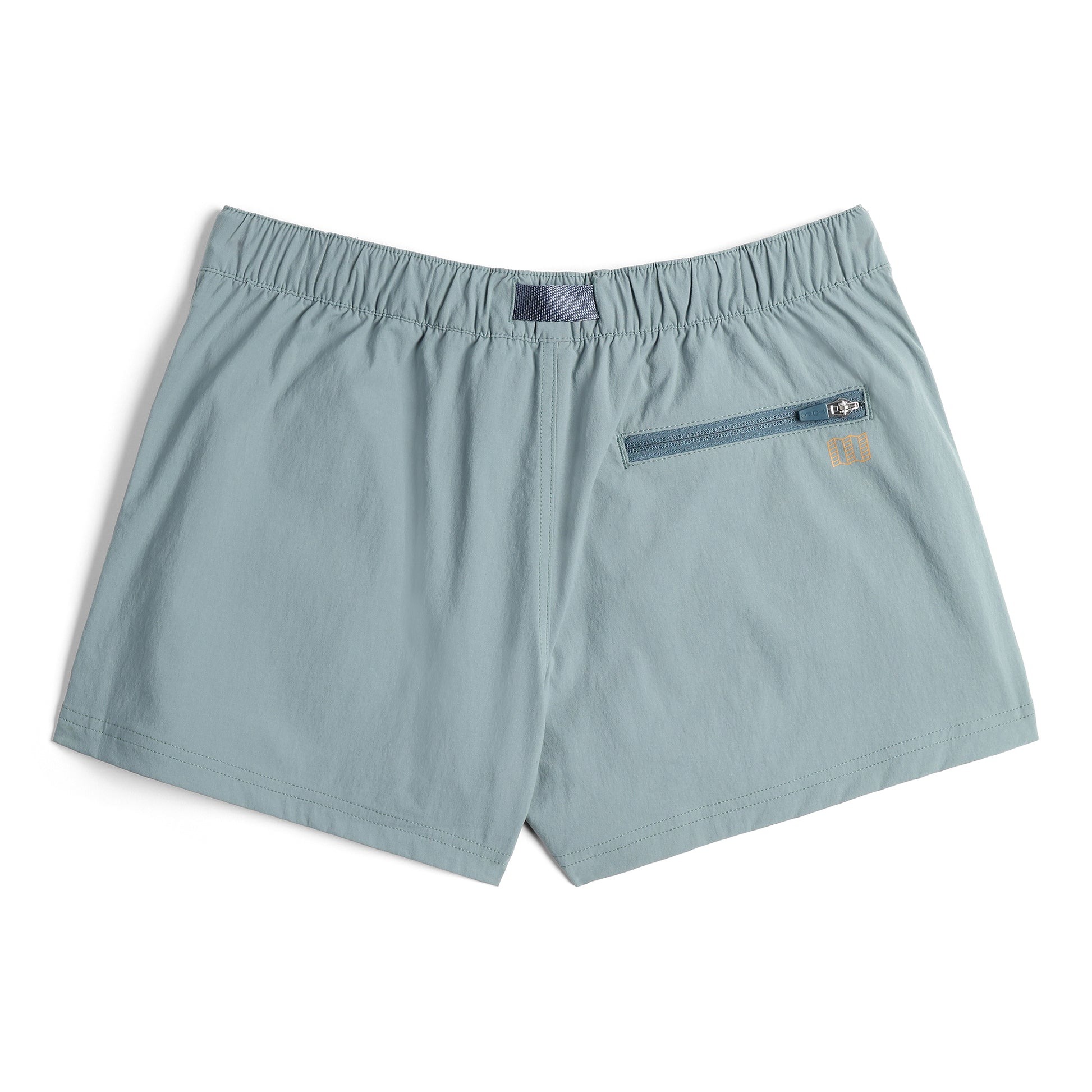 Back View of Topo Designs Retro River Shorts - Women's in "Slate / Slate Meteor"