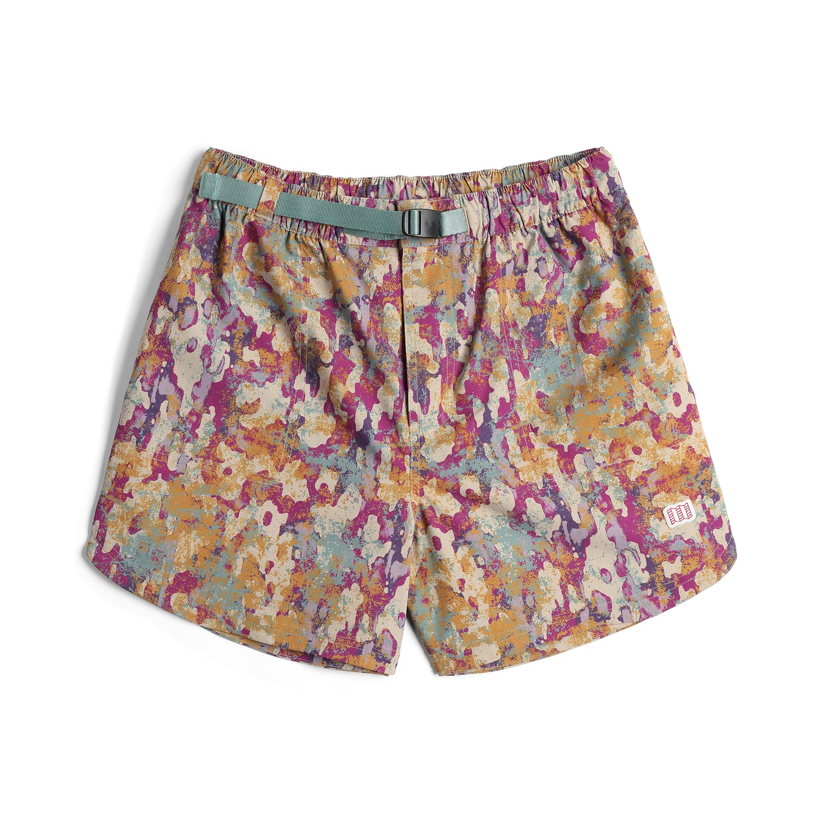 Front View of Topo Designs River Shorts - Women's in "Khaki Celestial"