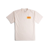 Front flat lay image of Topo Designs x Pine Printshop Catalog Tee in "Creme"