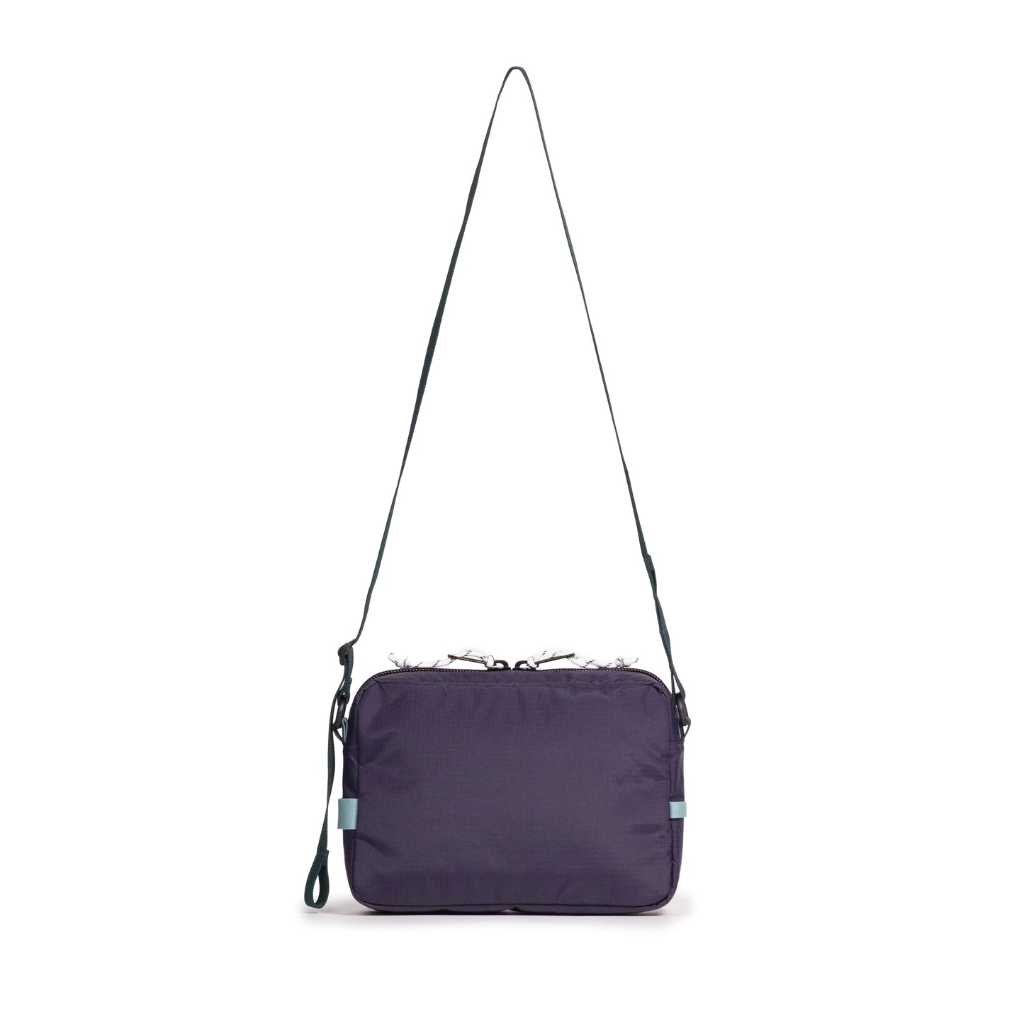 Back view of Topo Designs Block Bag in "Nightshade / Slate"