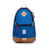Front view of Topo Designs Classic Teardrop Backpack in "Classic Blue"