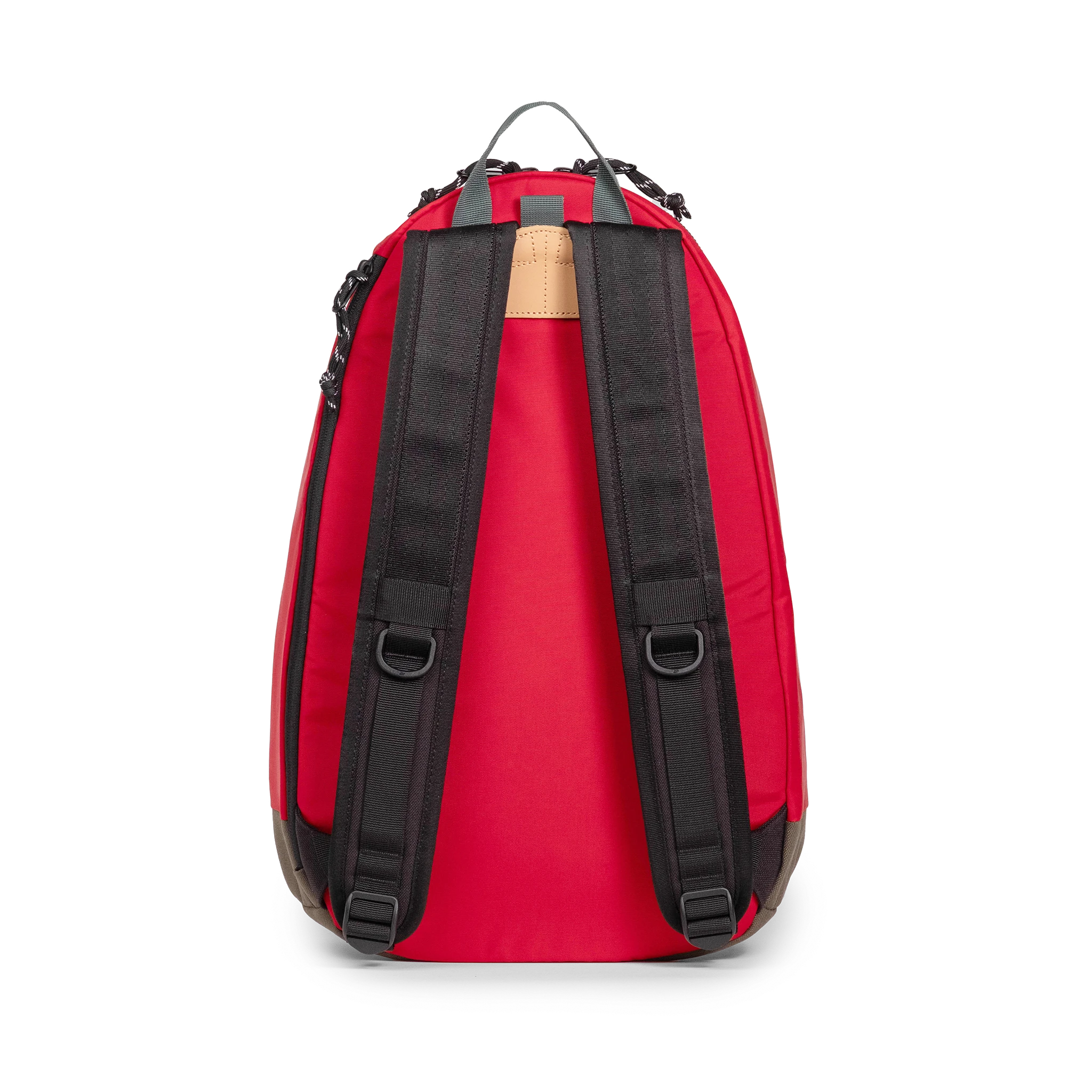 Back view of Topo Designs Classic Teardrop Backpack in "Salsa"