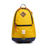 Front view of Topo Designs Classic Teardrop Backpack in "Sunset / Midnight"