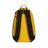 Back view of Topo Designs Classic Teardrop Backpack in "Sunset / Midnight"