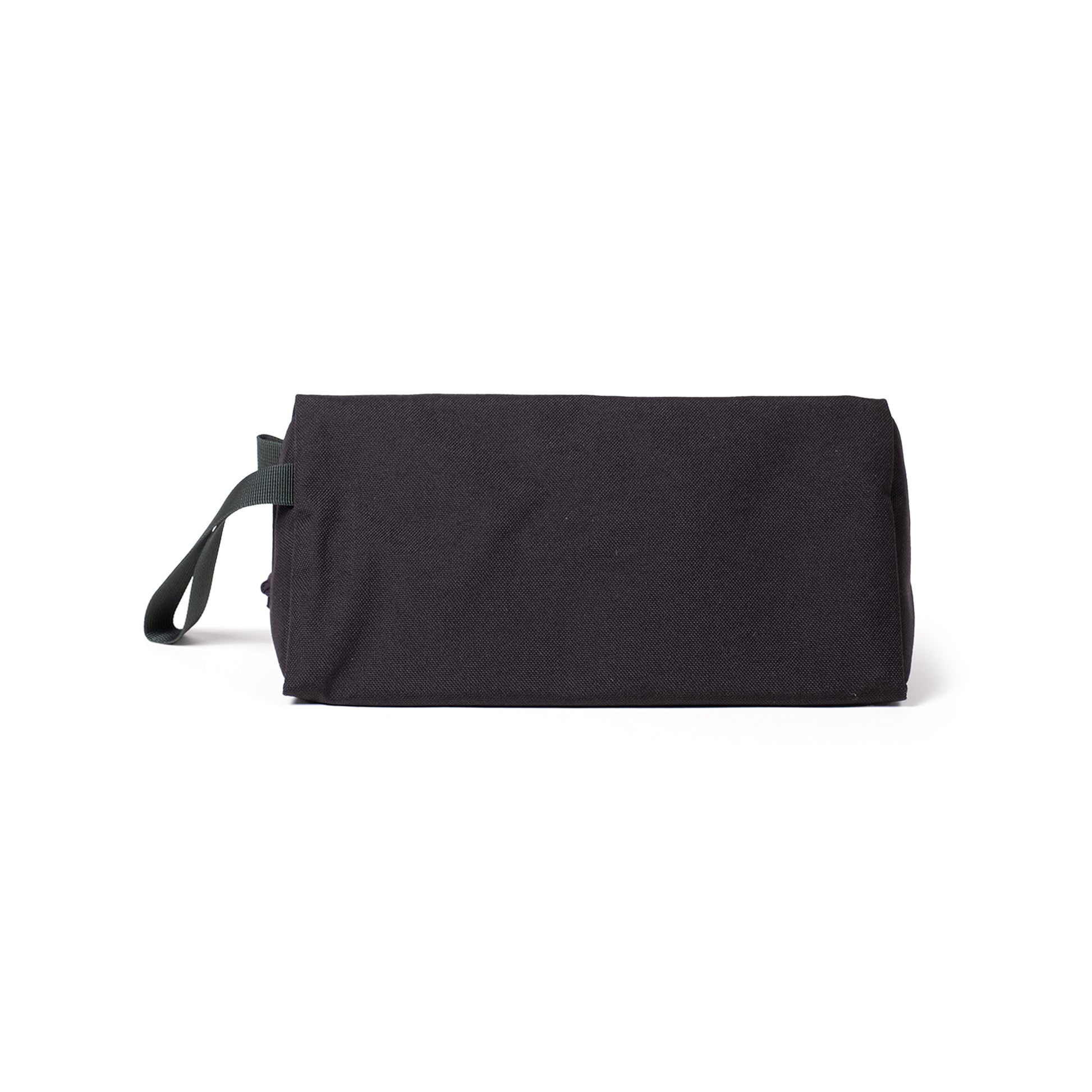 Back View of Topo Designs Dopp Kit in "Black Grid"