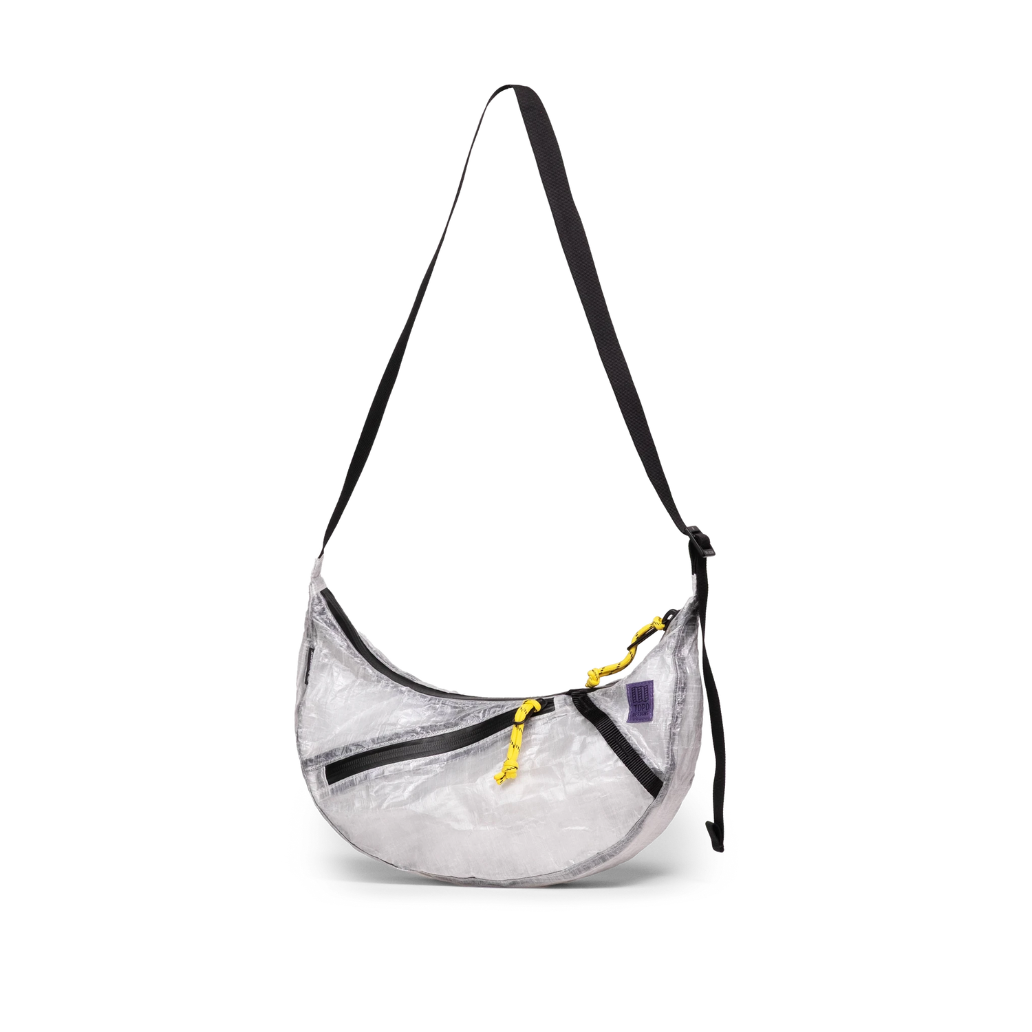 Front quarter angle image of Dyneema® Moonlight Crossbody in "White"