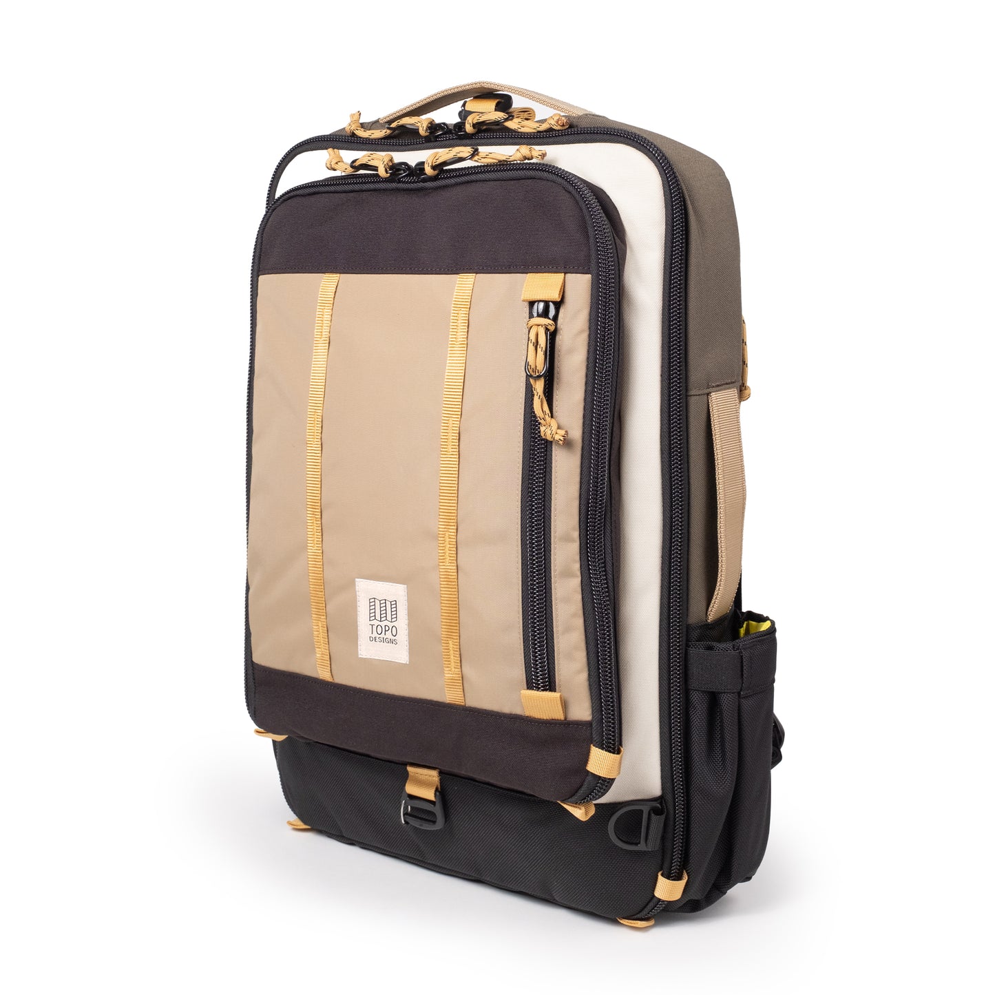 Front View of Topo Designs Global Travel Bag 30L in "Woodland / Elmwood"