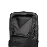 General interior shot of Topo Designs Global Travel Bag 40L in "Black / Black"