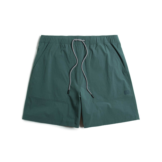 Front view of Topo Designs Men's Mesa Shorts in "Evergreen"