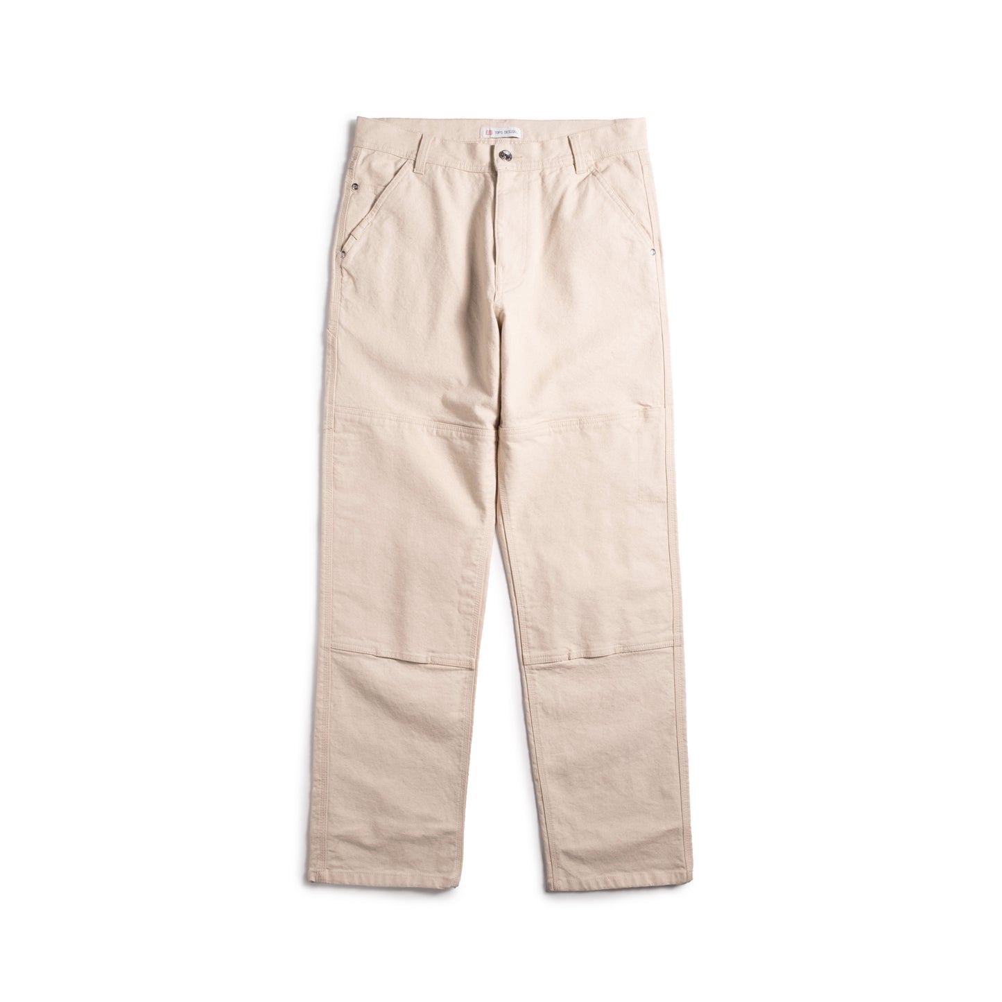 Front shot of Topo Designs Utility Pants Undyed - Men's in "Undyed"