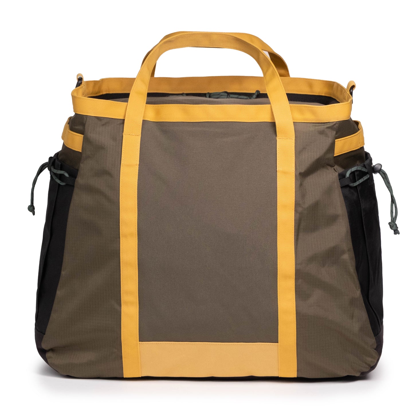 Back View of Topo Designs Mountain Gear Bag in "Woodland / Terracotta"