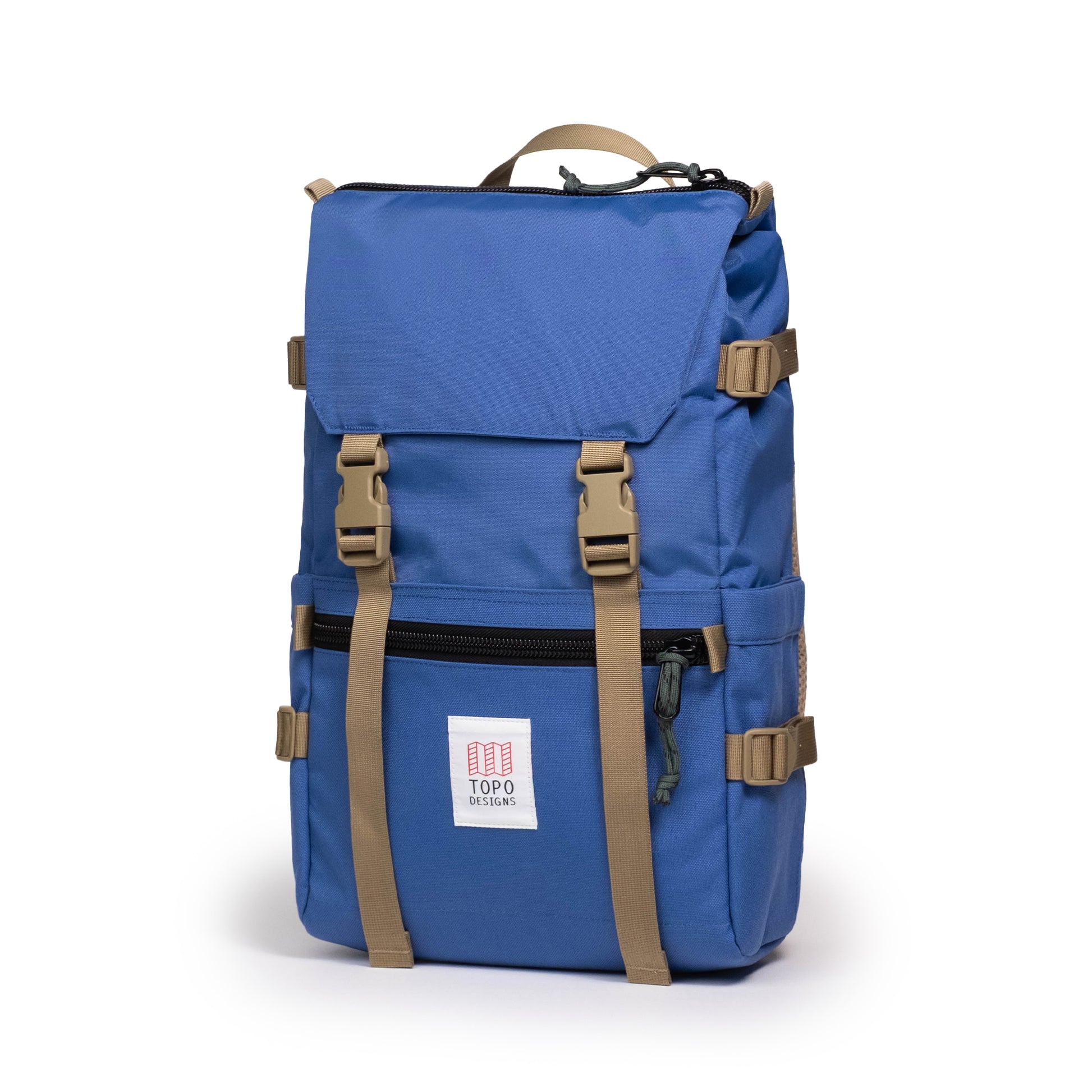 Front View of Topo Designs Rover Pack Classic in "Cobalt"