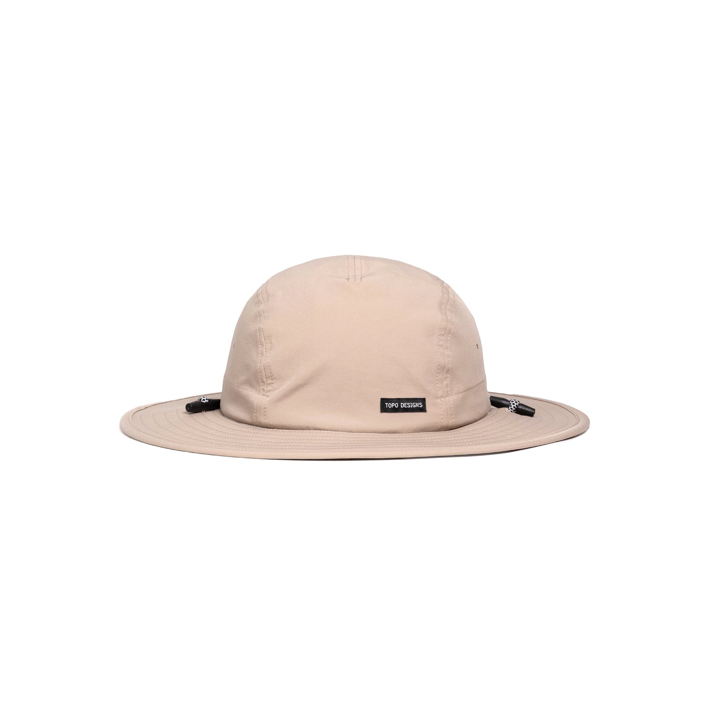 Topo Designs Sun Hat with original logo patch in "Cobblestone".