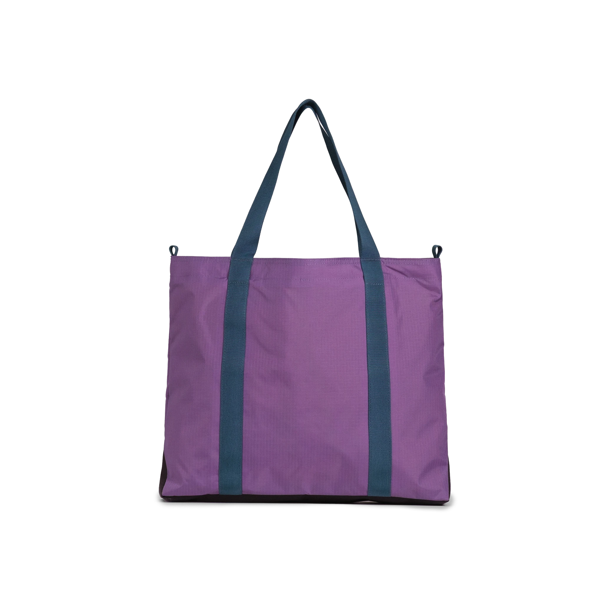 Back image of Topo Designs x AWA Mountain Essential Tote in "Loganberry / Caribbean"