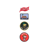 General image of Topo Designs x TSPTR Patch Set in the "Peanuts" variant