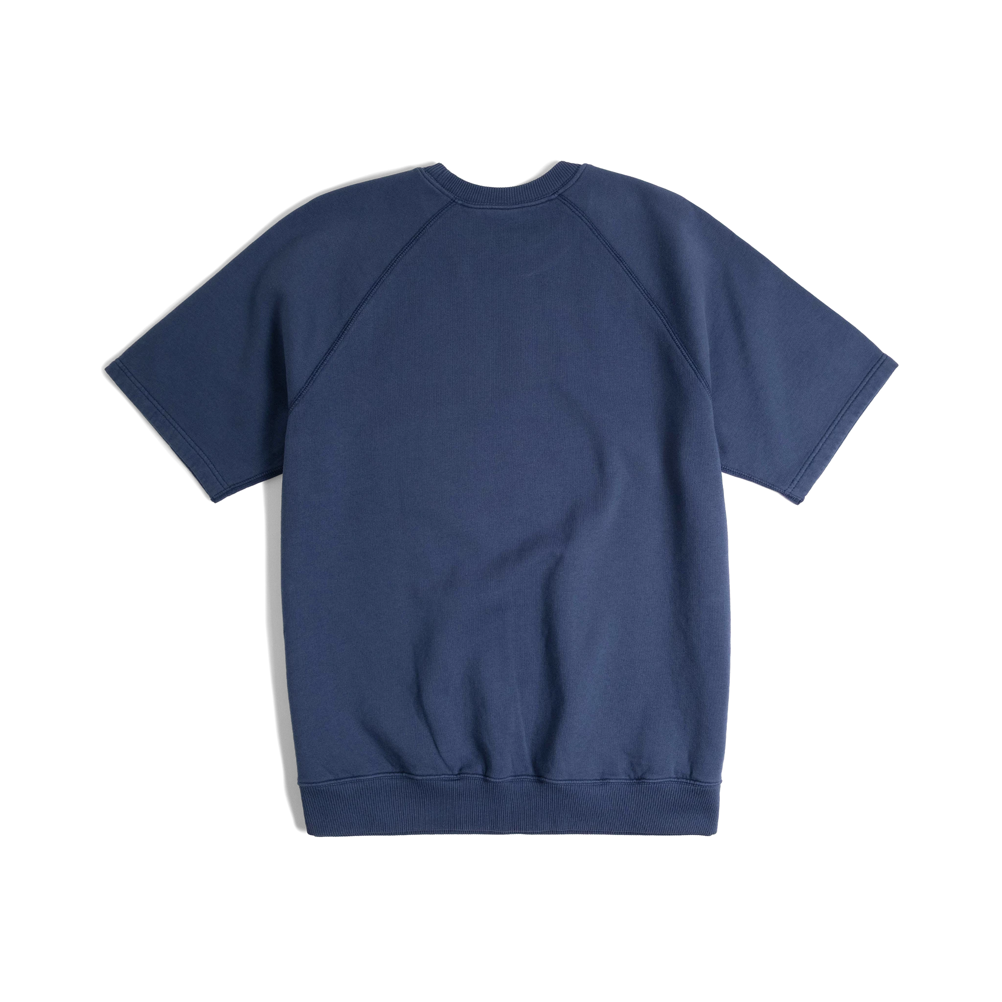 General back image of Topo Designs x TSPTR Puffy Coat Sweatshirt in "Navy"