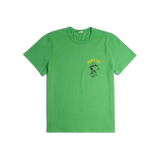 General front image of Topo Designs x TSPTR Hike It Tee in "Green"