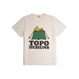 General front image of Topo Designs x TSPTR Tent Tee in "White"