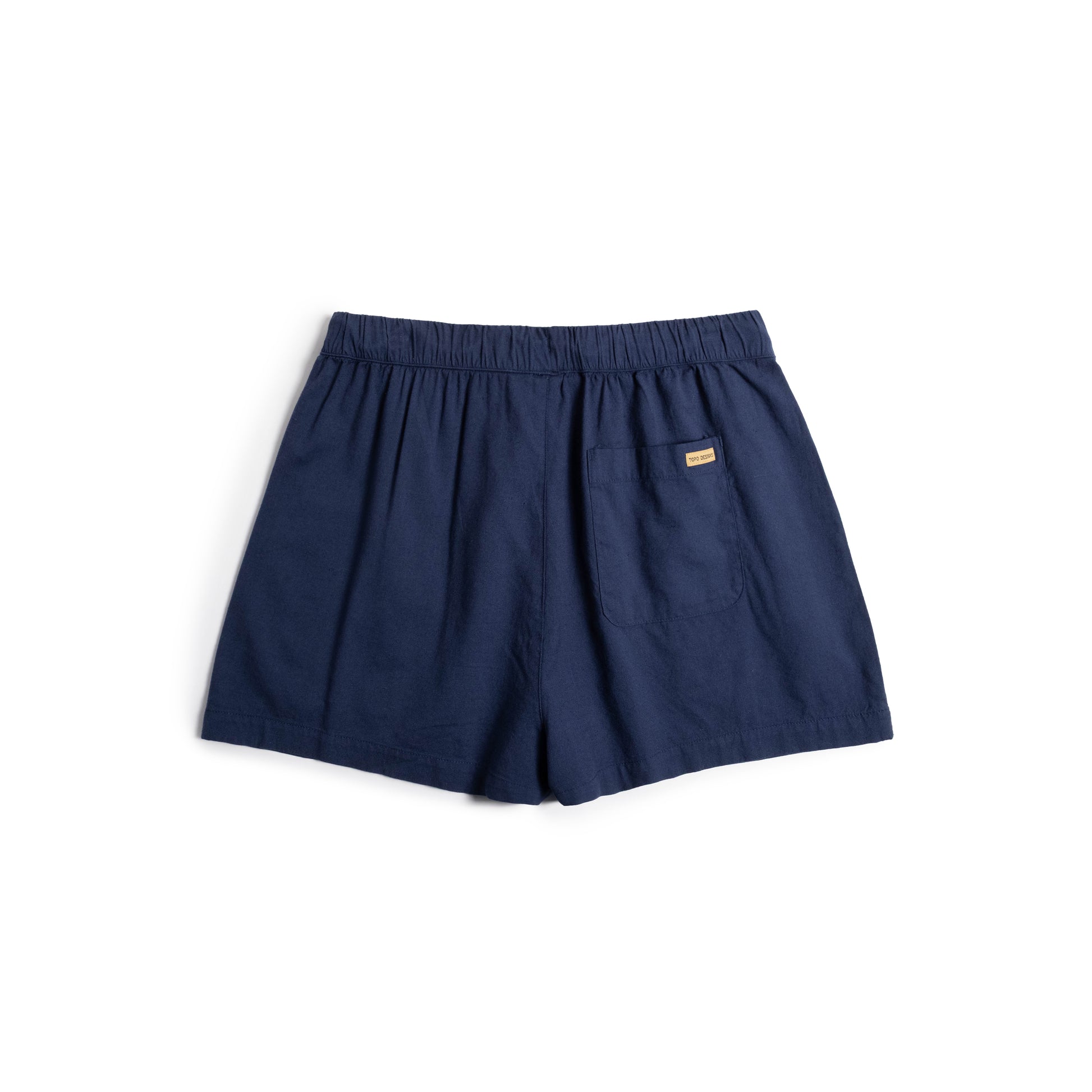 Back View of Topo Designs Daytripper Shorts - Women's in "Midnight"